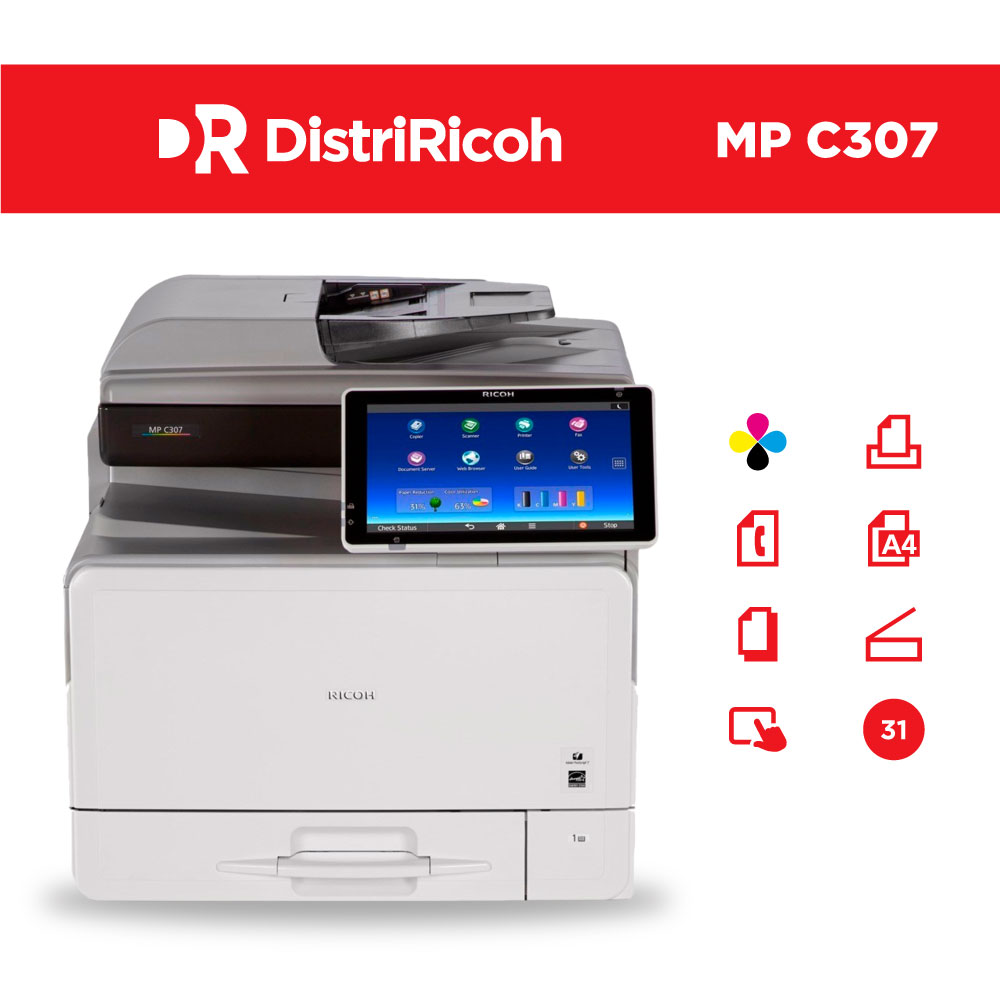 Impresora-Multifunción-Láser-MP-C307-a-Color