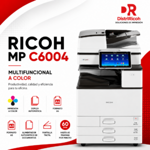 Multifuncional Ricoh MP C6004