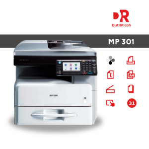 Multifuncional Monocromática Ricoh MP 301