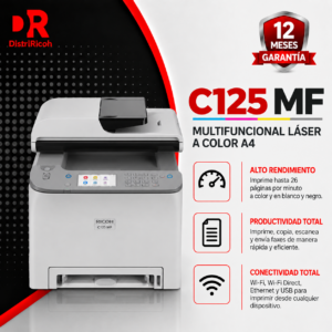 Impresora Multifuncional Ricoh C125 MF Nueva