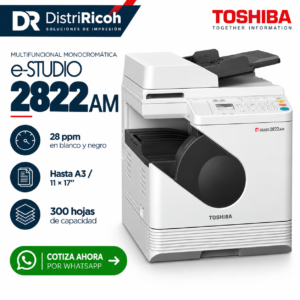 Multifuncional Monocromática Toshiba e-STUDIO 2822AM